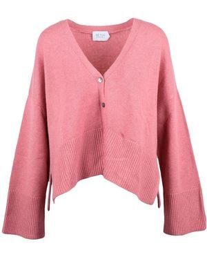 Be You Truien & Vesten ,Roze ,Kasjmier Korte Cardigan