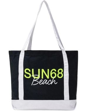 Sun 68 Shopping Bags - Black
