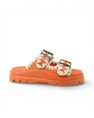 Mou Eva One-Piece Slide - Orange