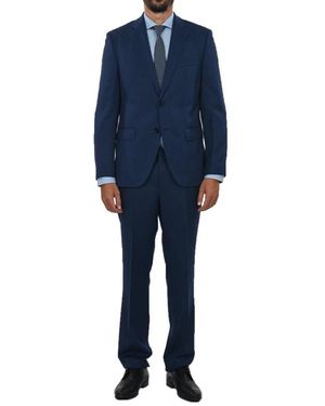 HUGO Single Breasted Suits - Azul