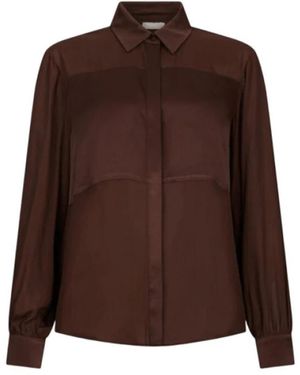 Liu Jo Elegante Schokoladenbluse Aw25 - Braun