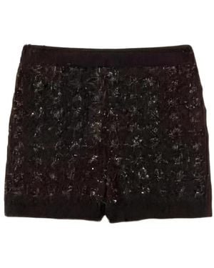Twinset Short Shorts - Negro