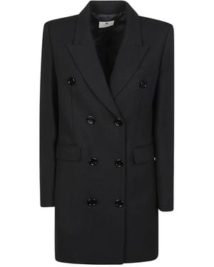 Elisabetta Franchi Short Jurken - Zwart