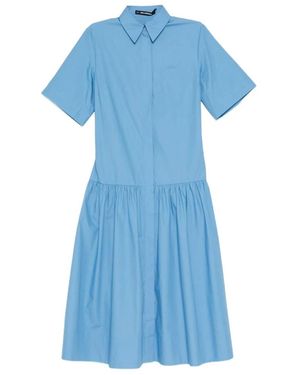 KARL LAGERFELD Shirt Dresses - Blue
