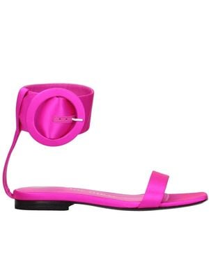 The Attico Flat Sandals - Viola