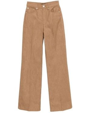 A.P.C. Wide Trousers - Natural