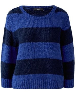 Ouí Angel Ronde Hals Trui - Blauw