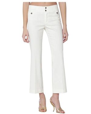 Etro Bootcut-Jeans Mit Taillendetails - Weiß