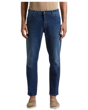 Peserico Slim-Fit Jeans - Blu