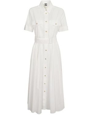 Fay Shirt Dresses - White