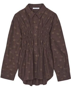 Cecilie Bahnsen Shirts - Marrón