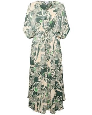 Saint Tropez Midi Dresses - Green
