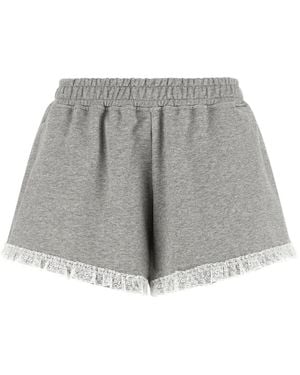 Ganni Short Shorts - Grey