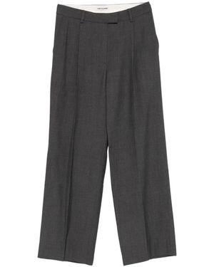 Low Classic Wide Trousers - Gris