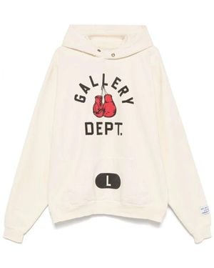 GALLERY DEPT. Hoodie mit grafikdruck - Weiß