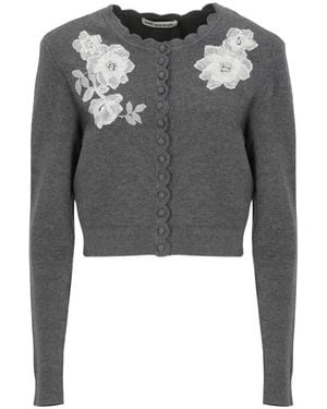 Self-Portrait Cardigans - Gris