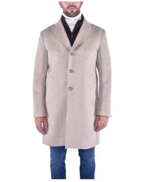 Luigi Bianchi Single-Breasted Coats - Rojo