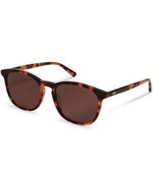 Messyweekend Stilvolle Dunkelbraune Sonnenbrille