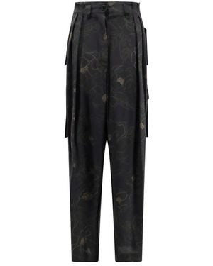 Dries Van Noten Slim-Fit Pants - Black