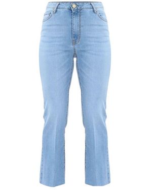 Kocca Klassische Straight-Leg Jeans Für Frauen - Blau