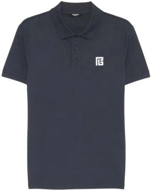Balmain Polo Shirts - Blue