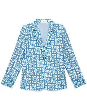 Maliparmi Mouliné Cady Jacke - Blau