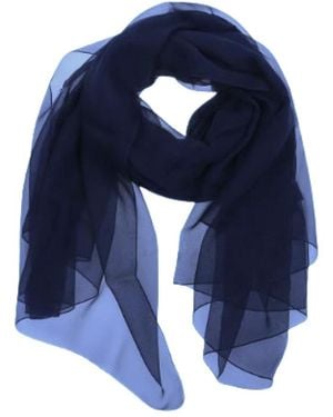 Alberta Ferretti Silky Scarves - Blue