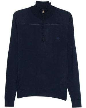 Etro B0324 Pullover - Blau