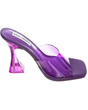 Steve Madden Lipa Heeled Mules - Lila