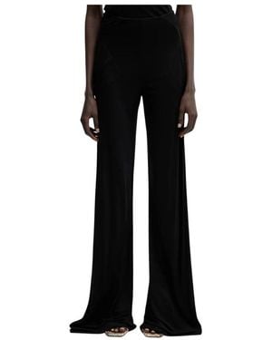 Rick Owens Wide Broeken - Zwart