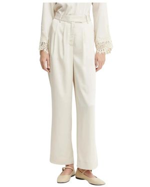Bruuns Bazaar Wide Trousers - Neutro