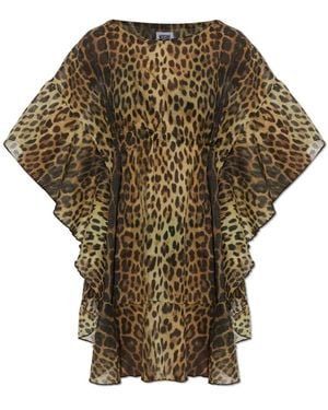 Moschino Animal Print Strandkleid - Grün