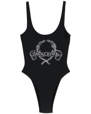 ワンピース水着 MOSCHINO COUTURE Woman Swimsuit Black 42060475 1555 Women's moschino swimwear