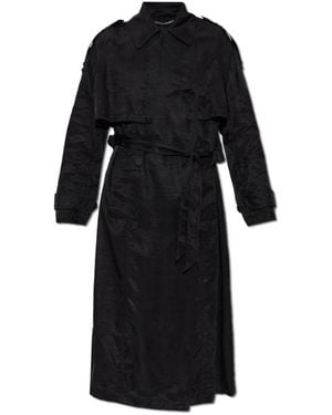 AllSaints Jassen ,Zwart ,Linnie Lichtgewicht Trenchcoat
