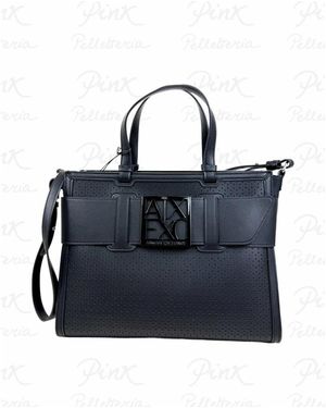 ARMANI EXCHANGE Tote Bags - Blue