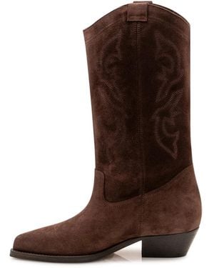 Ba&sh Cowboy Boots - Marron