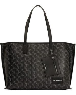 Karl Lagerfeld Tote Bags - Nero