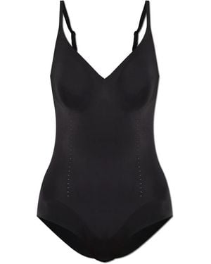 Heist Studios Sculpt Perforated Outer Bodysuit - Zwart