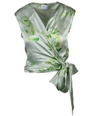 Marella Sleeveless Tops - Green