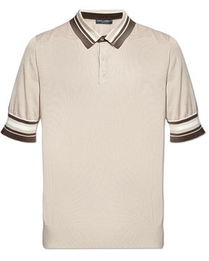 Dolce & Gabbana Polo Shirts - Neutro