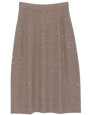 Antonelli Midi Skirts - Marrón