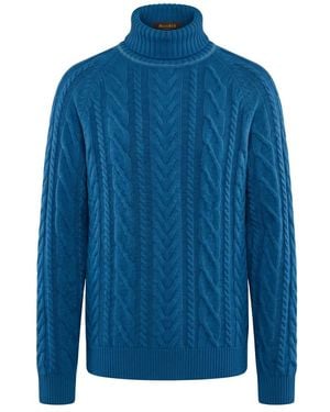 Moorer Cashmere Knitwear - Blue