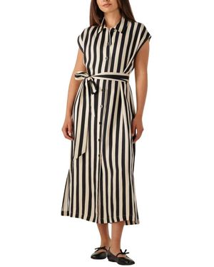 Suncoo Elegantes Schwarzes Midi-Kleid Celest
