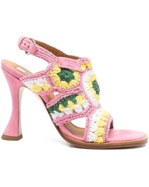 Moschino High Heel Sandals - Pink