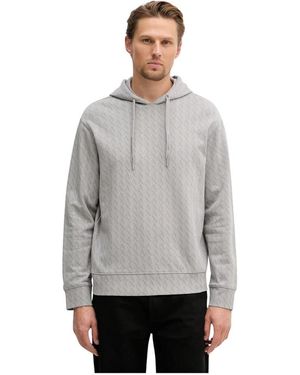 ARMANI EXCHANGE Hoodies & Sweatvesten ,Grijs ,Katoen Hoodie