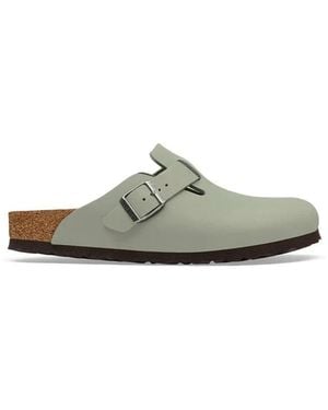 Birkenstock Boston Oiled Leather - Groen