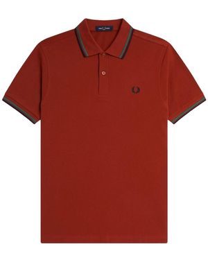 Fred Perry Polo Shirts - Red