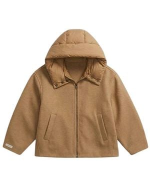 Blauer Frederika Jacke - Braun