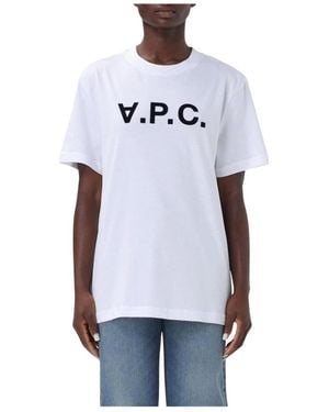 A.P.C. T-Shirts - Blue