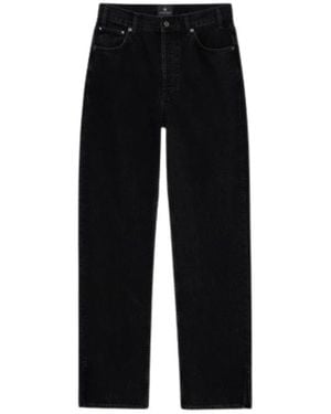 Anine Bing Straight Jeans - Negro
